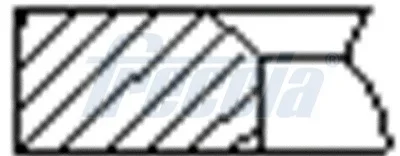 Sada pístních kroužků FRECCIA FR10-206500 – OE 500055512 Sada pístních kroužků FRECCIA FR10-206500 – OE 500055512