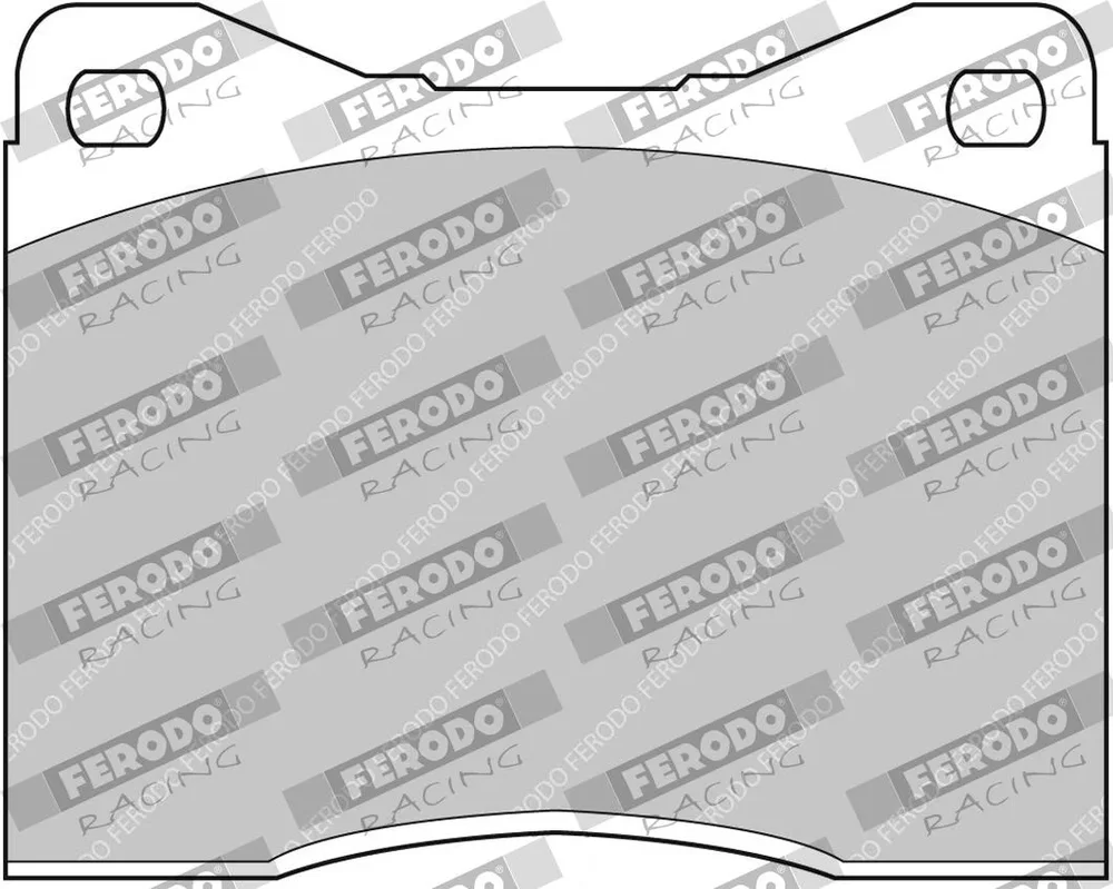 Sada brzdových destiček, kotoučová brzda FERODO RACING FCP399H