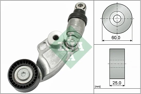 Napinaci rameno, zebrovany klinovy remen Schaeffler INA 533012810 Napinaci rameno, zebrovany klinovy remen Schaeffler INA 533012810