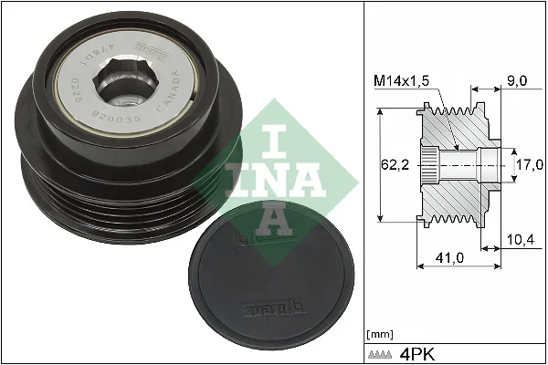 Předstihová spojka Schaeffler INA 535033810 Předstihová spojka Schaeffler INA 535033810