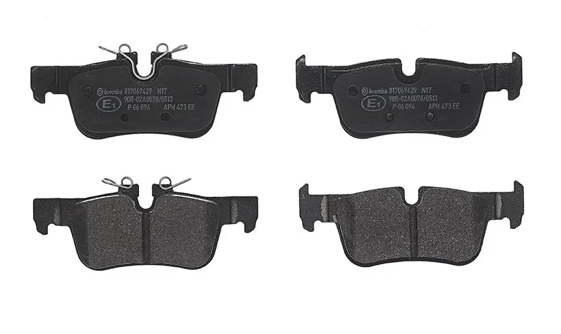 Sada brzdových destiček, kotoučová brzda BREMBO P06094
