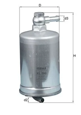Palivový filtr MAHLE KL599