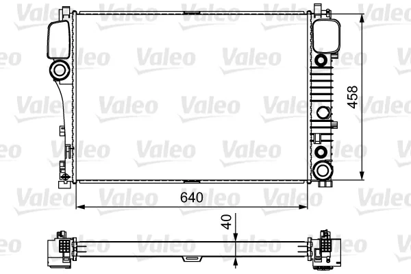Chladič, chlazení motoru VALEO 735299 Chladič, chlazení motoru VALEO 735299