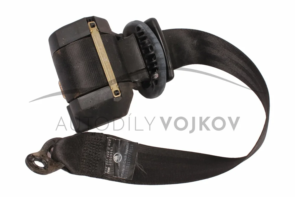 Bezpečnostní pás pravý zadní černý -04 hatchback 6Y6857448 D/E HCP v:59728