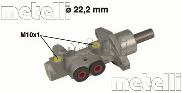 Hlavní brzdový válec METELLI 05-0492 – OE 6N1614019A