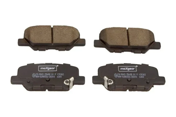 Sada brzdových destiček, kotoučová brzda MAXGEAR 19-3043