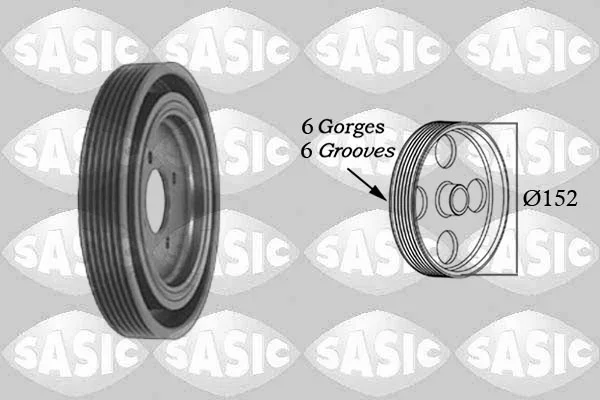 remenice, klikovy hridel SASIC 5150Q60 – OE 0515Q6
