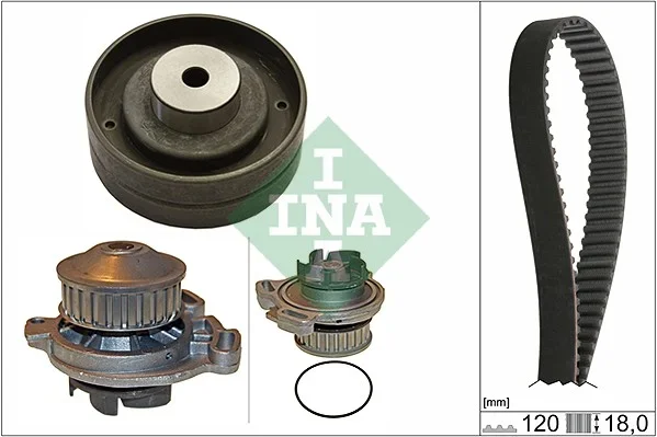 Vodni pumpa + sada ozubeneho remene Schaeffler INA 530015130