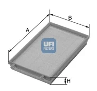 Vzduchový filtr UFI 30.248.00 – OE 17801-02080