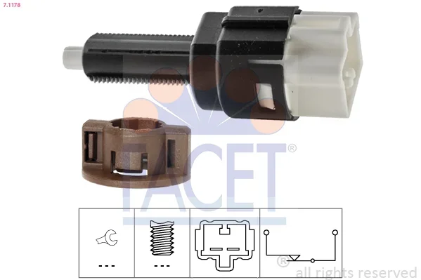 Spinac brzdoveho svetla FACET 7.1178 Spinac brzdoveho svetla FACET 7.1178