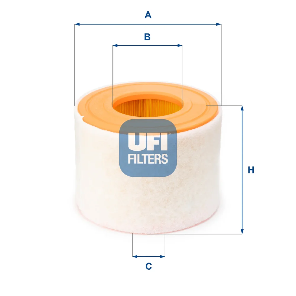 Vzduchový filtr UFI 27.A54.00 – OE 4G0133843K