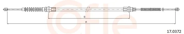 Tazne lanko, parkovaci brzda COFLE 17.0372 – OE 36531F3904