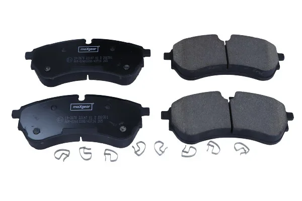 Sada brzdových destiček, kotoučová brzda MAXGEAR 19-3678