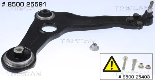 Řídicí páka, zavěšení kol TRISCAN 850025591