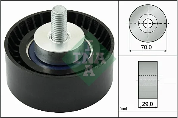 Vratna/vodici kladka, klinovy zebrovy remen Schaeffler INA 532029810