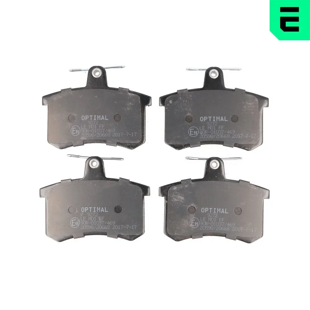 Sada brzdových destiček, kotoučová brzda OPTIMAL BP-09272