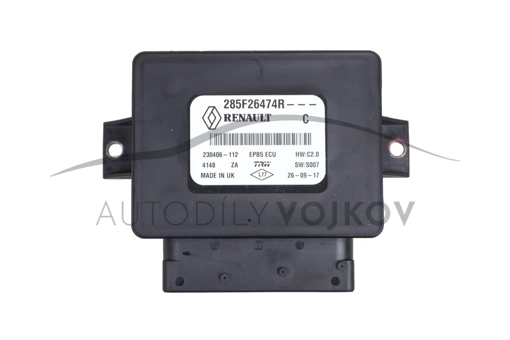 Elektronická řídící jednotka parkovací brzdy – 285F26474R v:125648 Elektronická řídící jednotka parkovací brzdy – 285F26474R v:125648