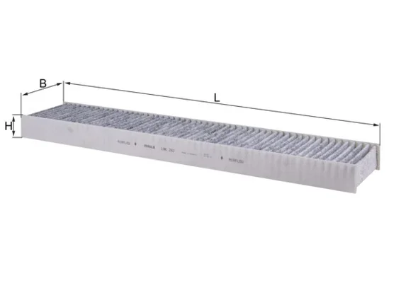 Filtr, vzduch v interiéru KNECHT LAK242