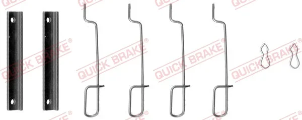 Sada prislusenstvi, oblozeni kotoucove brzdy QUICK BRAKE 109-0992