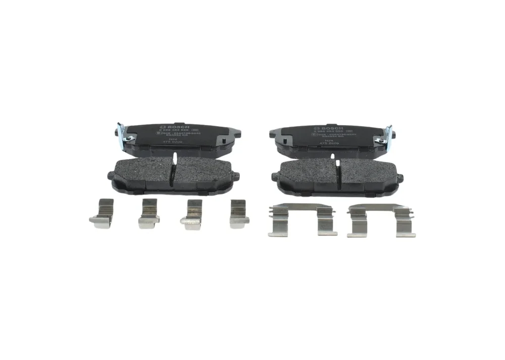 Sada brzdových destiček, kotoučová brzda BOSCH 0986494590