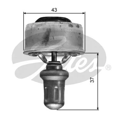 Termostat, chladivo GATES TH01489
