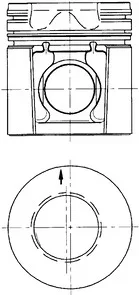 Píst KOLBENSCHMIDT 40234650 Píst KOLBENSCHMIDT 40234650